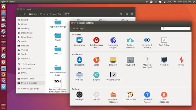 Flat Icon Pack For Ubuntu, Linux Mint, Derivatives System
