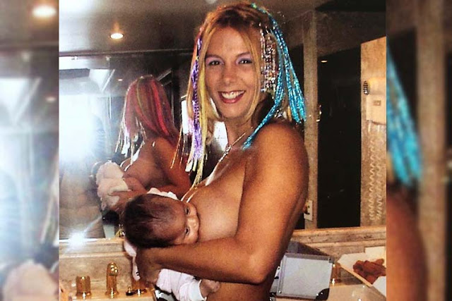 Carla Perez surge amamentando a filha: 'Mais que alimento, é doação, é vida!'
