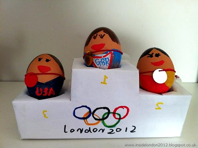 Life inside the London 2012 Olympic Park Olympic Eggs for Easter 2012