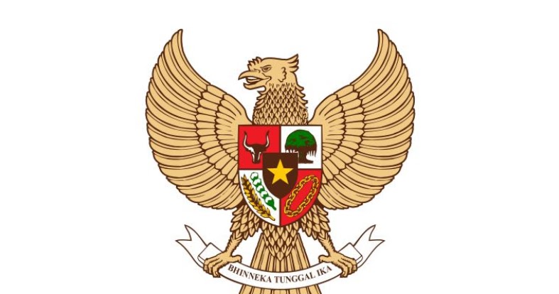 Gambar Pita Bertuliskan Pancasila