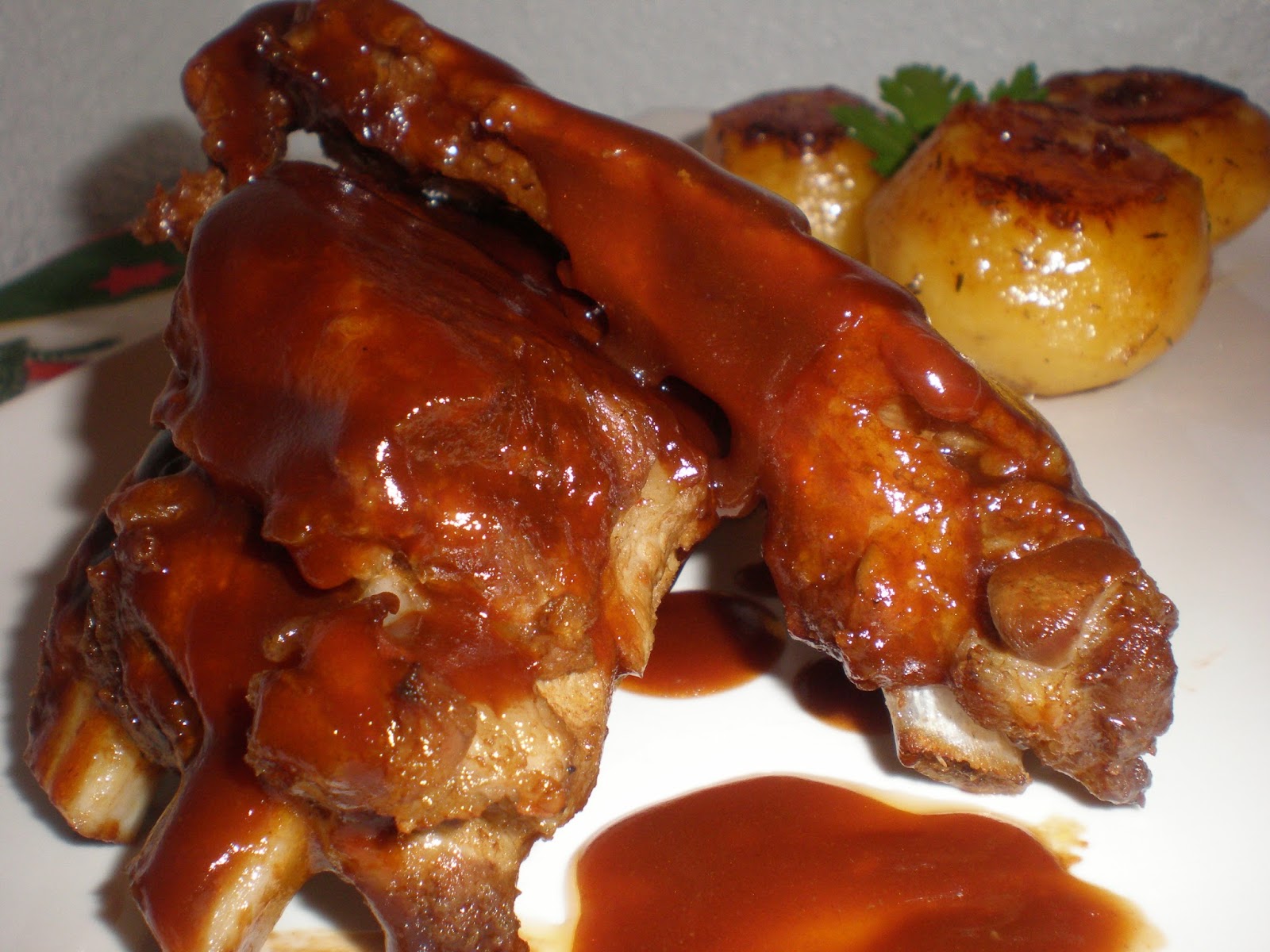 Costillar de cerdo en salsa de cerveza negra y patatas fondant Genzo en Masterchef