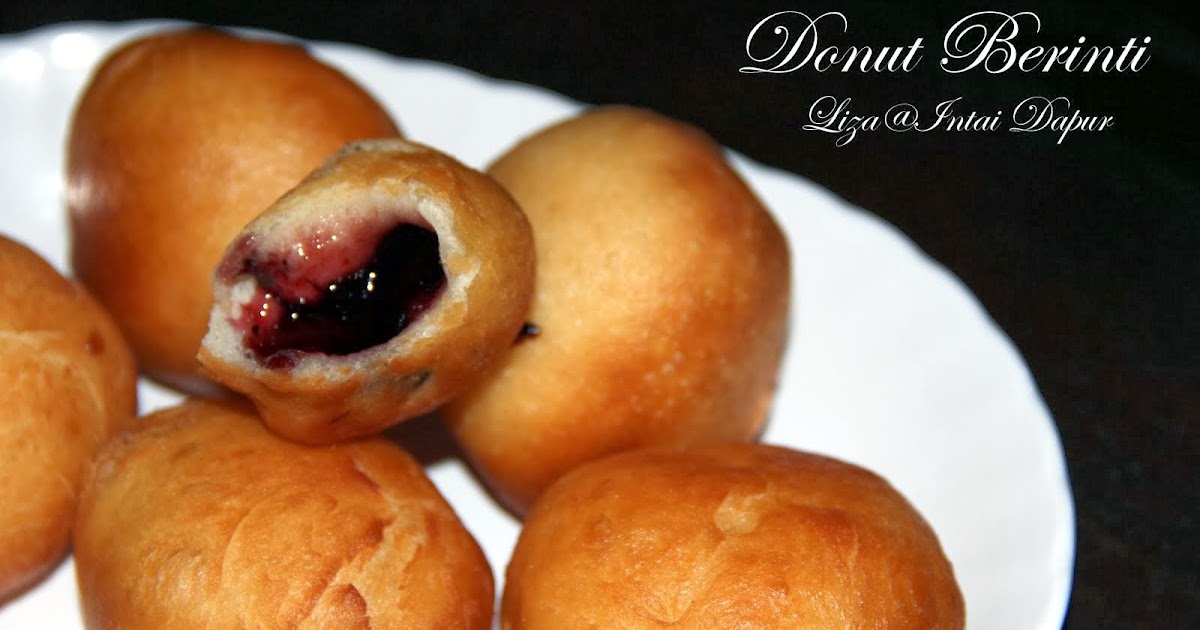 INTAI DAPUR: Donut Lembut Berinti