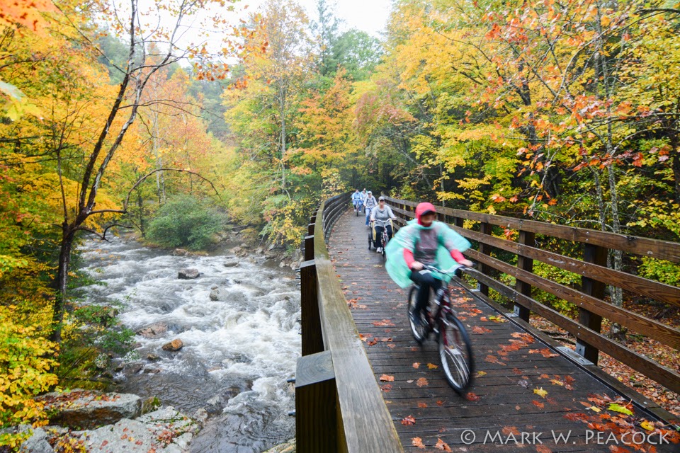 Appalachian Treks autumn on the creeper trail