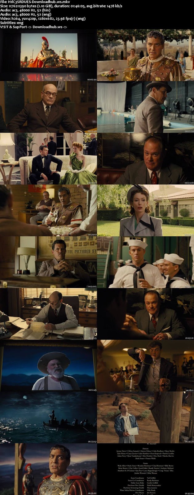 Hail, Caesar! 2016 Hindi Dual Audio 720p BluRay Free Download Hail, Caesar! 2016 Hindi Dual Audio 720p BluRay Free Download