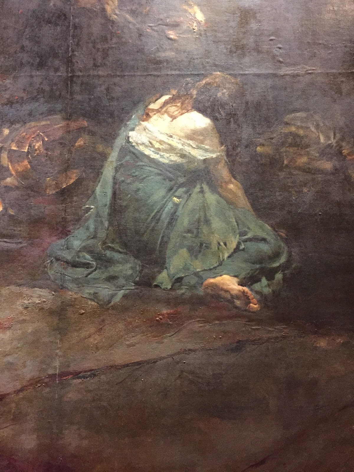 Spoliarium by Juan Luna (1884) The National Museum; Philippines Moonlit