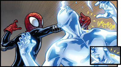 Spider-Man Spider-Man - Miles Morales %2528Earth 1610%2529 and Maxwell Dillon %2528Earth 1610%2529 from Ultimate Comics Spider Man Vol 2 5 0001 -