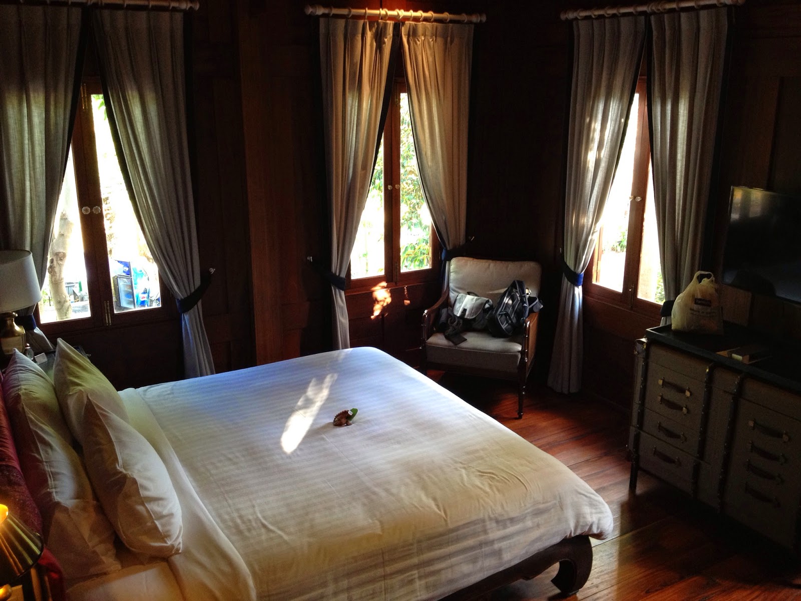 Luang Prabang - Our room at the Burasari Heritage