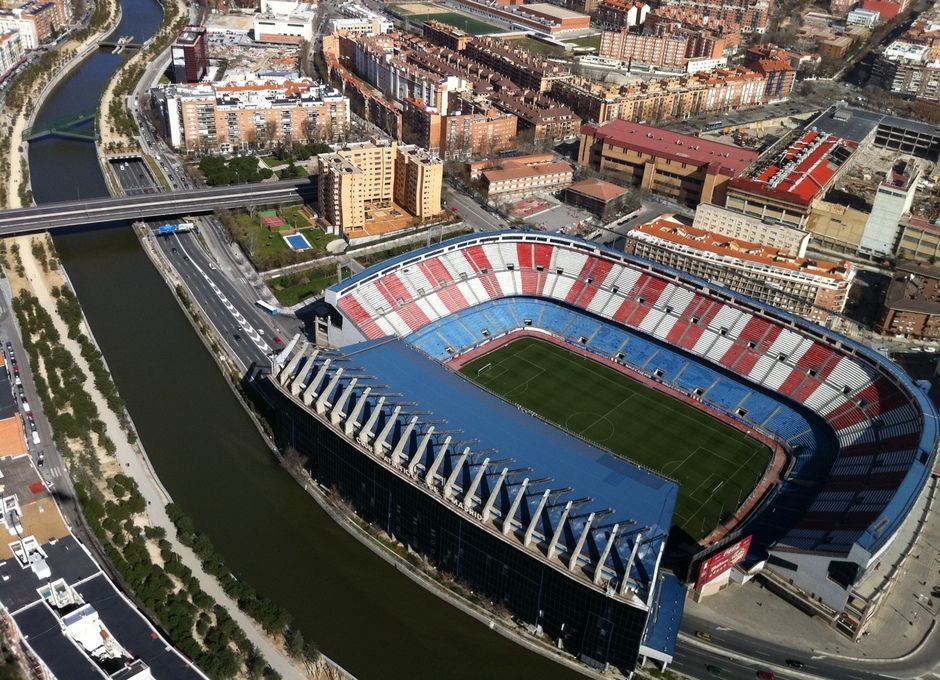 El nuevo estadio del Atlético de Madrid El nuevo estadio del Atlético de Madrid