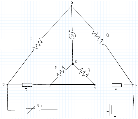 Measuring Low Resistance Using Kelvin Double Bridge