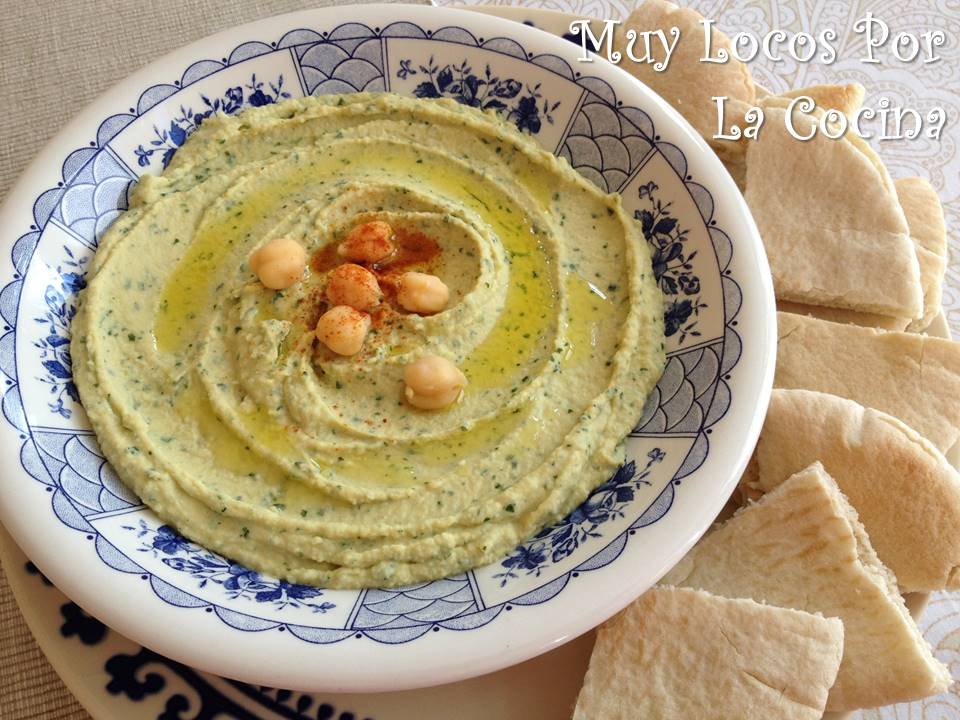 Muy Locos Por La Cocina Hummus de Cilantro