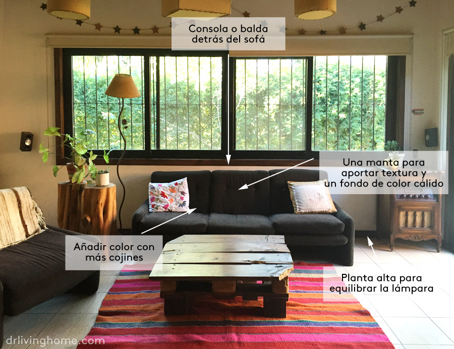 Cómo decorar un sofá sosete