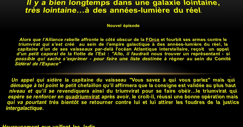 Il Ya Bien Longtemps Dans Une Galaxie Lointaine Très Lointaine Le Blog CGC des Média: Il y a bien longtemps dans une galaxie lointaine