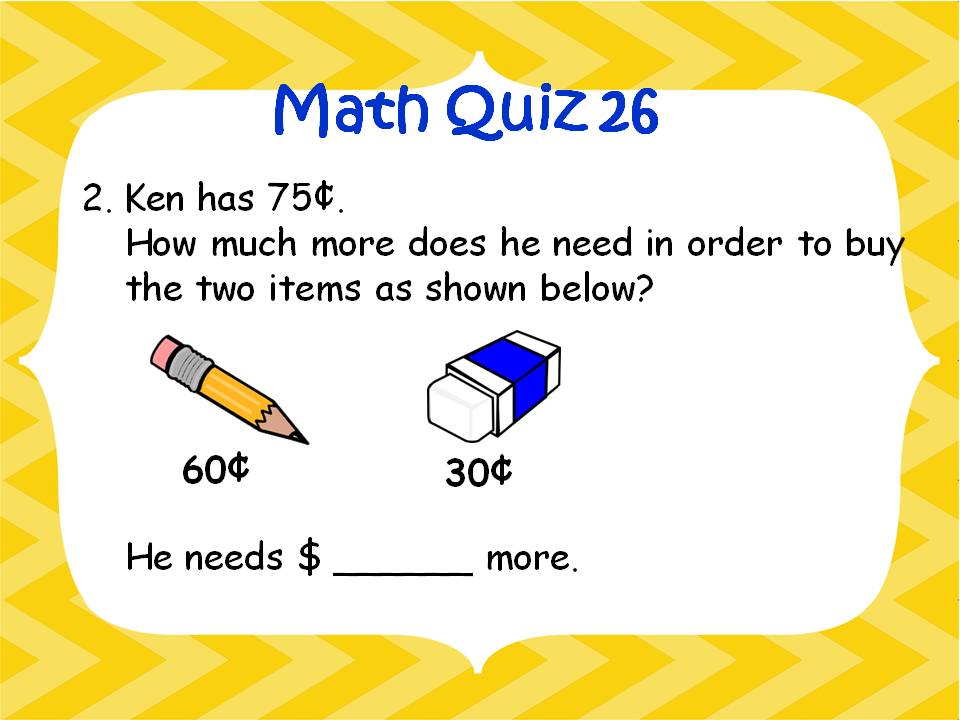 P2a class blog math quiz 26