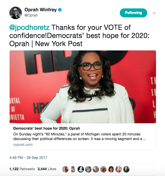 Uh-uh! Oprah Winfrey fuels rumour she