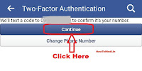 enable 2 step verification facebook india