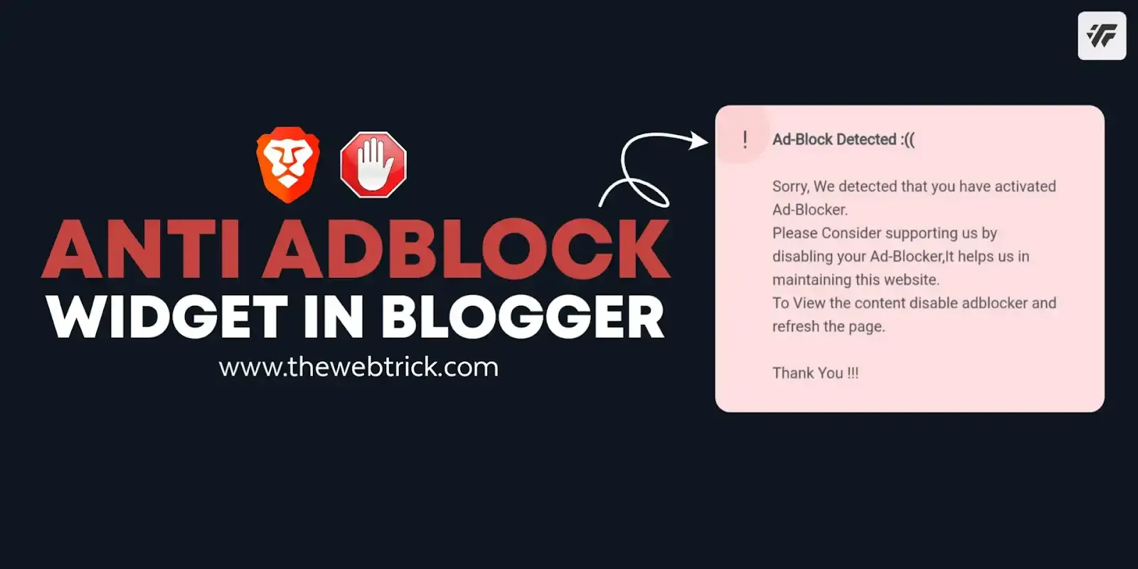 Install Anti Adblock Script in Blogger?