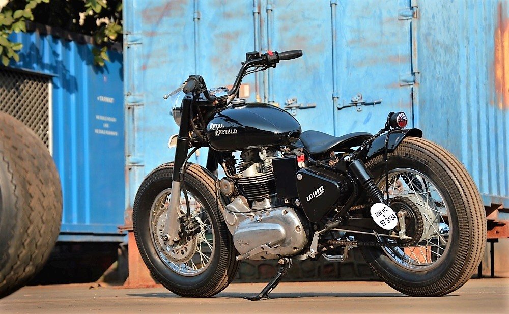 royal enfield low seat bike