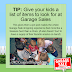 GARAGE SALE TIP: Turn Garage Saling into a Treasure Hunt for Kids