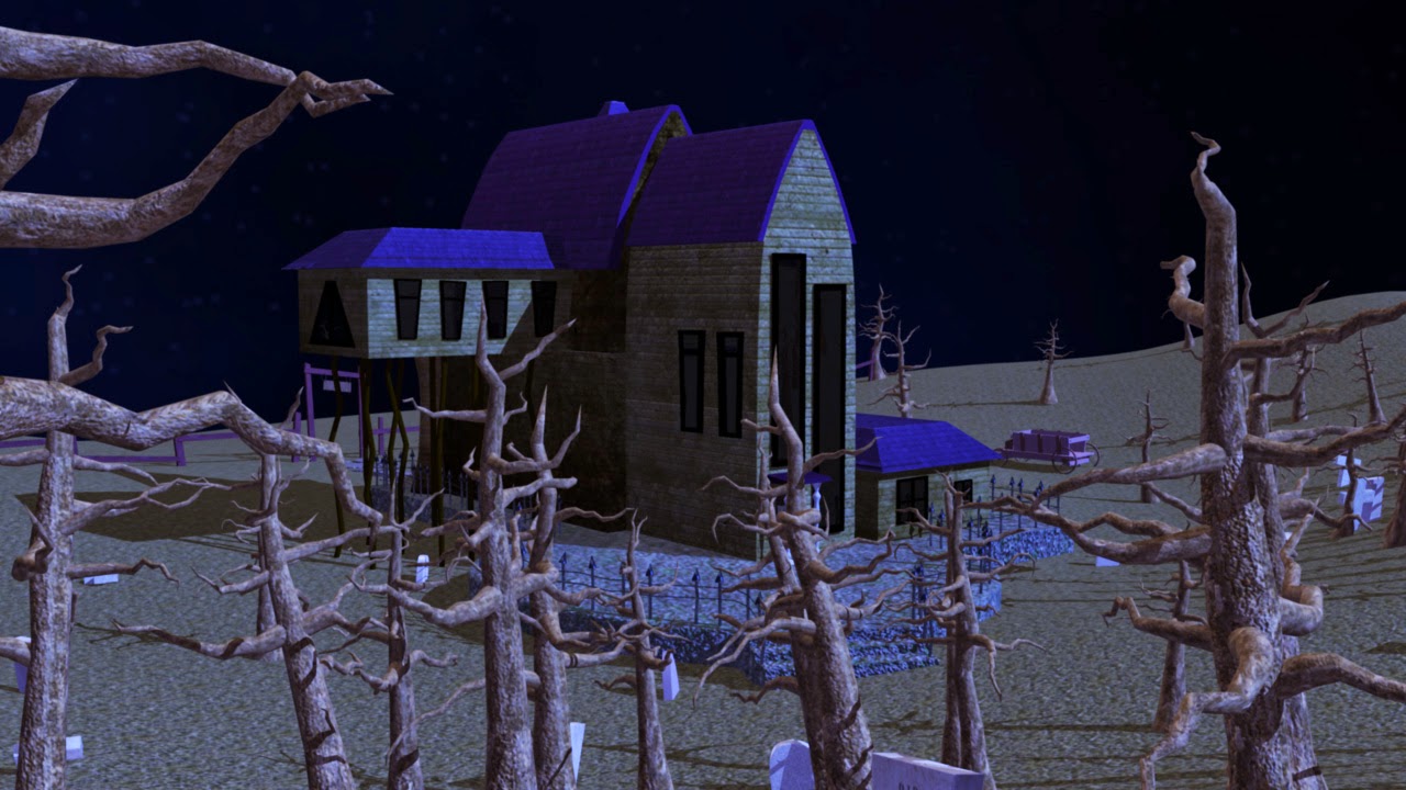 Brooke Hayes Animation Haunted House Final Rendered Scenes and Lighting