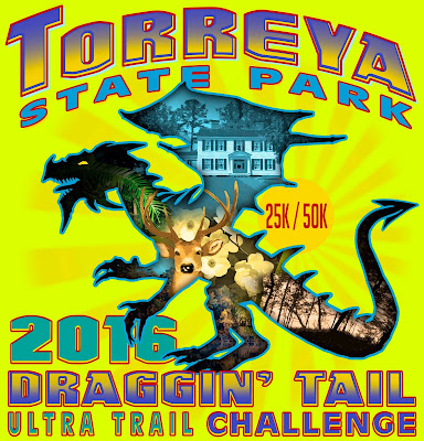 The ninth annual Draggin' Tail Ultra Challenge came to Florida's Torreya State Park on Saturday morning, 2 April 2016. 2016 Draggin' Tail Ultra Challenge