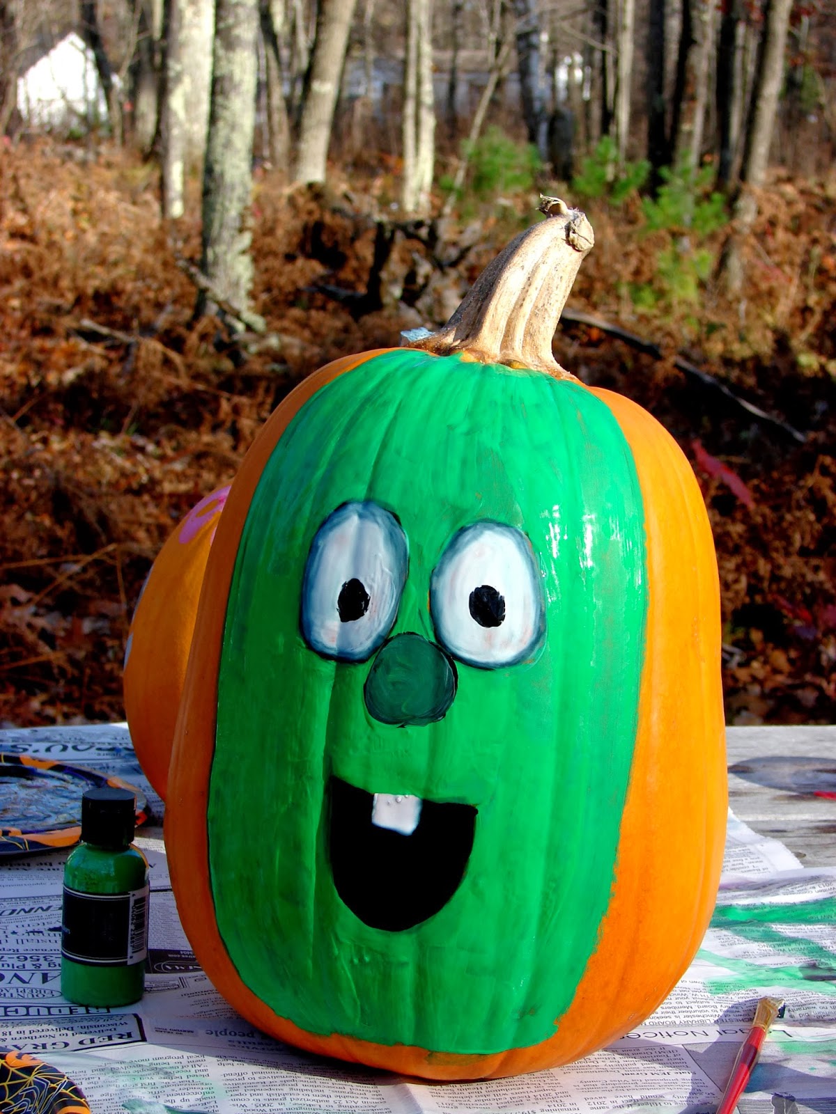 live.life.create.art: Perfect Day for Painting Pumpkins!
