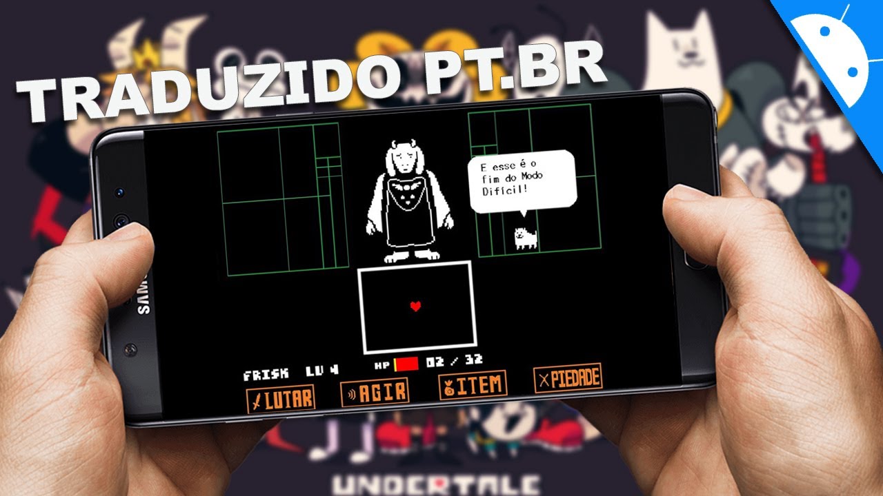 Undertale Android PT-BR - Sprites Coloridos 100% traduzido (com música ) 