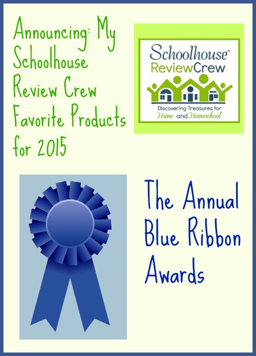 Favorite review choices from the Schoolhouse Review Crew products for 2015 Favorite review choices from the Schoolhouse Review Crew products for 2015
