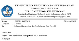 PENTING! Surat Edaran Terkait Persiapan Penerbitan SK Tunjangan Guru Semester I Tahun 2018 PENTING! Surat Edaran Terkait Persiapan Penerbitan SK Tunjangan Guru Semester I Tahun 2018