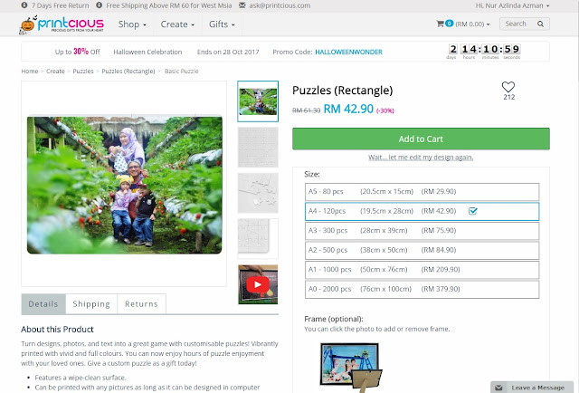 Tempah Gambar Puzzle Bercuti Kami Sekeluarga di Printcious Tempah Gambar Puzzle Bercuti Kami Sekeluarga di Printcious