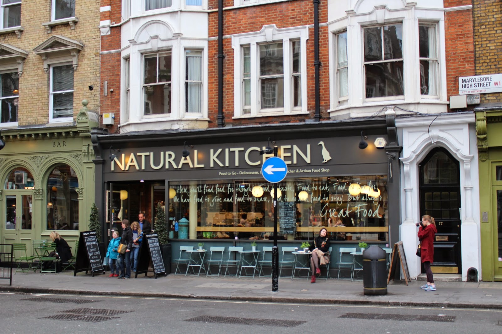London free wifi study spots Natural Kitchen