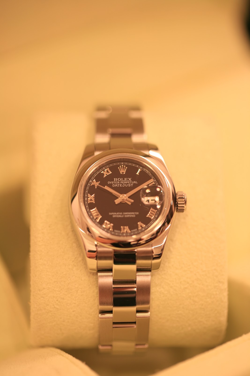 how to change time on rolex lady datejust