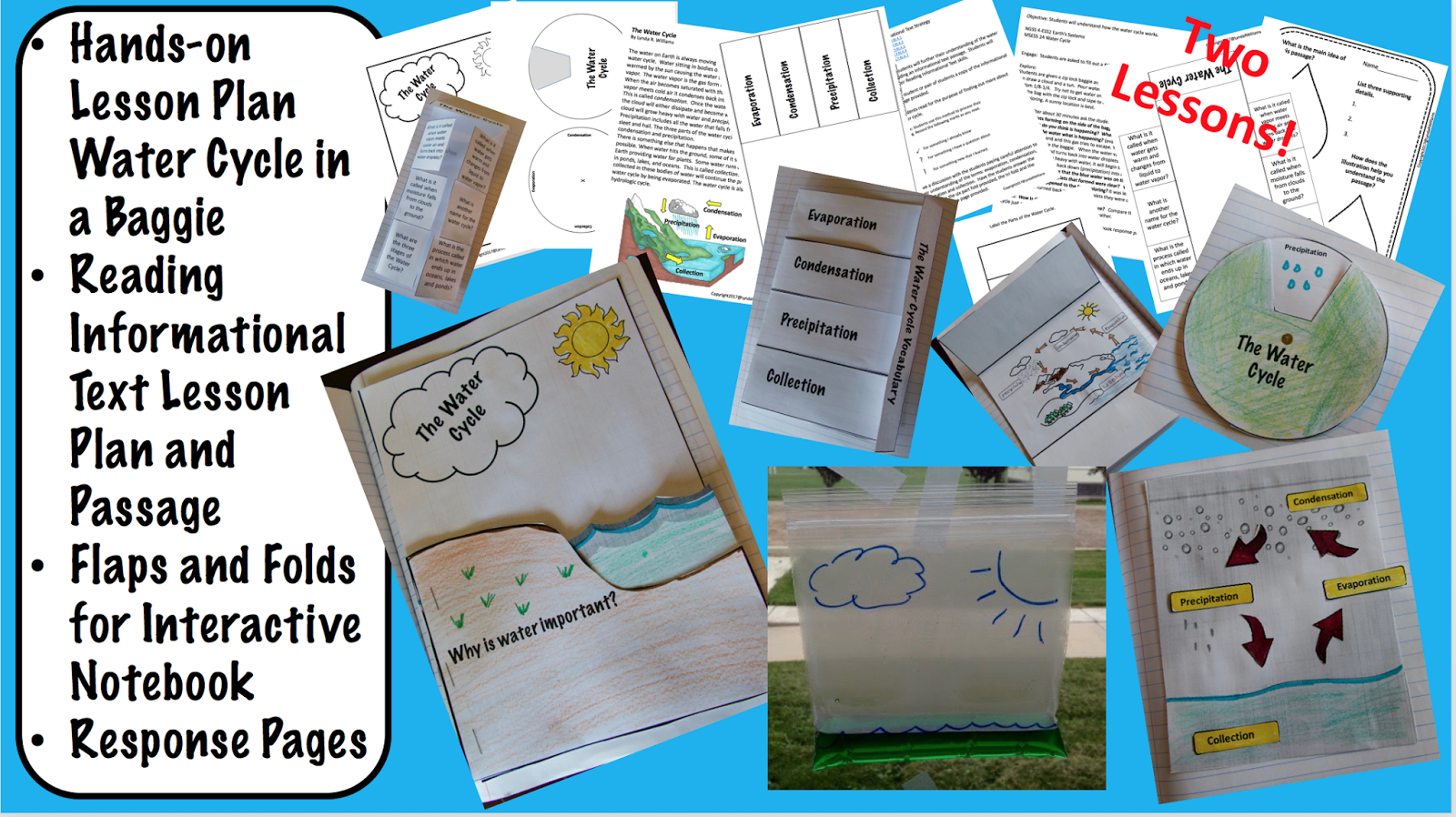 Teaching Science With Lynda The Water Cycle In A Baggie With