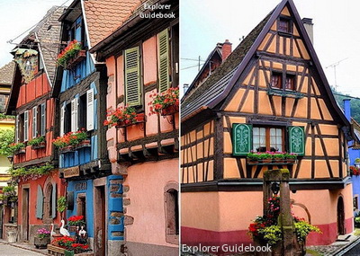 Tempat wisata terkenal di Perancis Niedermorschwihr beautiful village in france