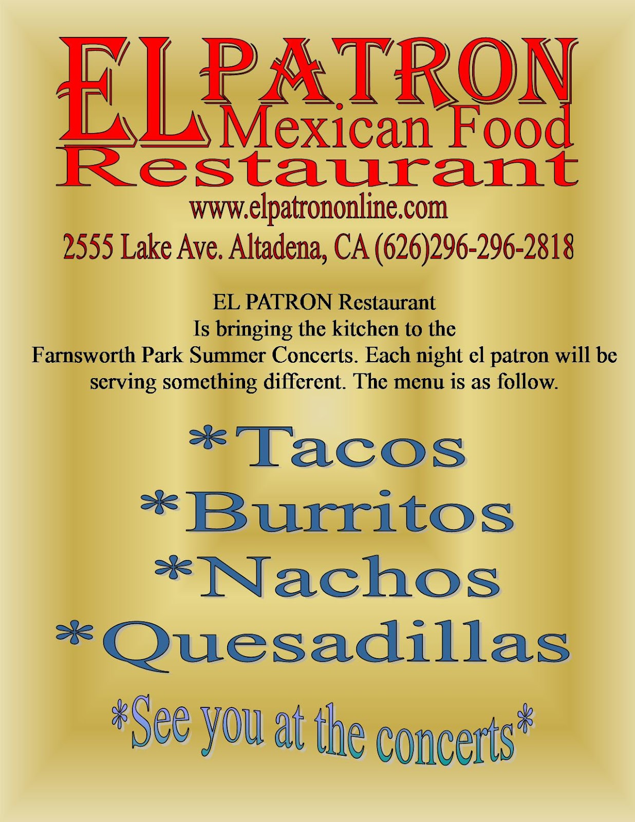 El Patron Mexican Restaurant Altadena El Patron Mexican Restaurant Altadena