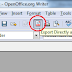 Save Your Documents as PDF File in Open Office Writer