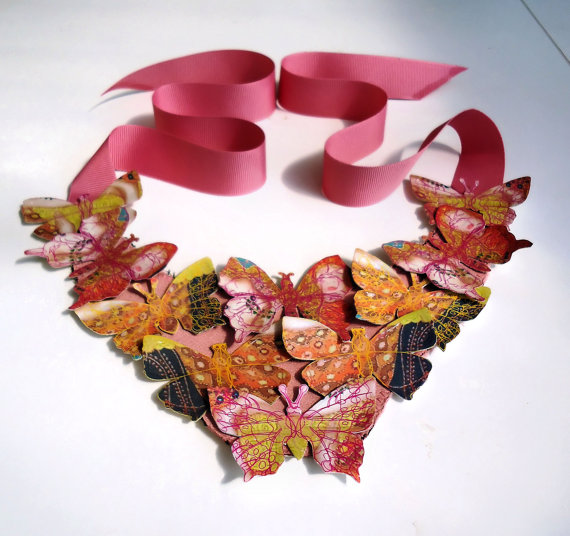 Butterfly Necklaces by Lovisetto The Beading Gem's Journal