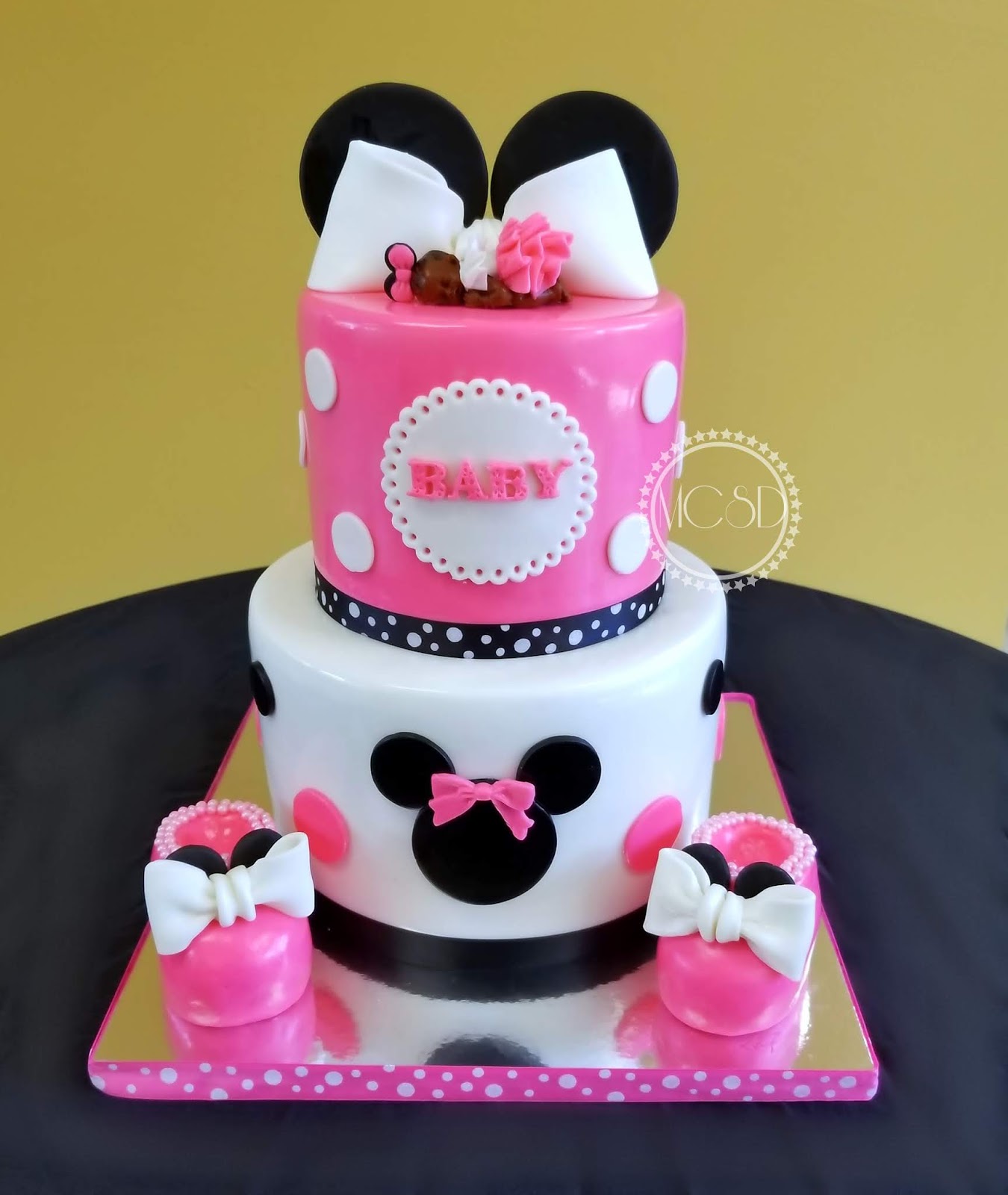 Mycakesweetdreams Minnie Mouse Baby Shower Cake