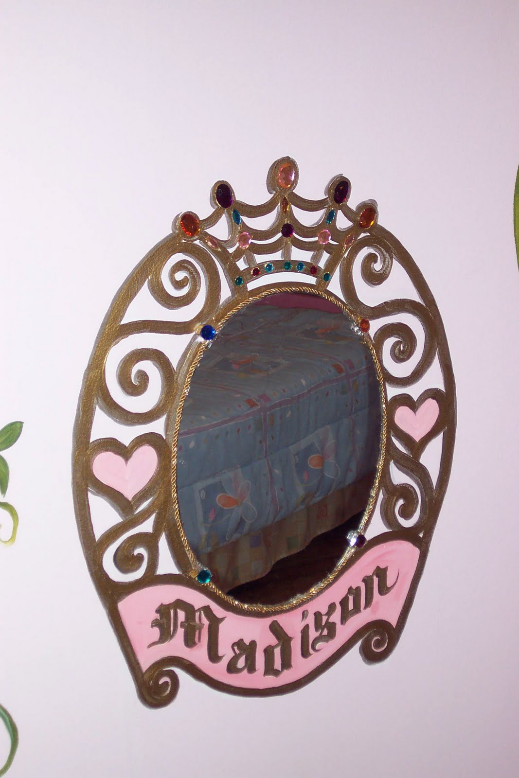 DDDesigns Murals Mirror for a little Princess