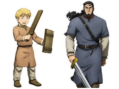 Thorfinn and Thors Character Designs