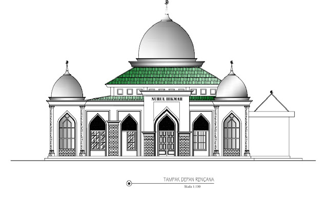 Desain  Masjid  Minimalis Modern Pelephante
