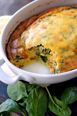 spinach recipes, breakfast recipes, egg recipes, baked breakfast recipes, hidden vegetable recipes, hidden veggies
