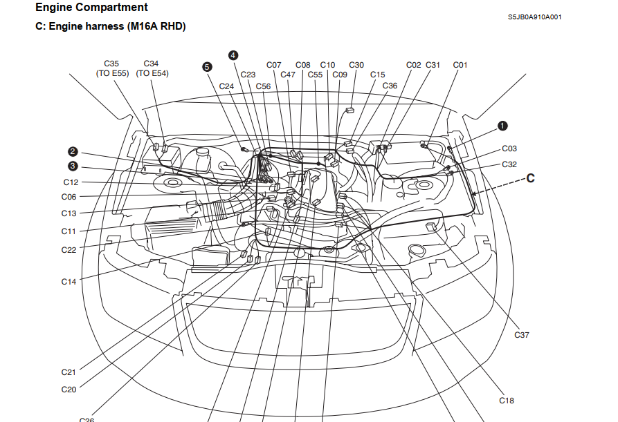 Engine Diagram For Suzuki Vitara J24b