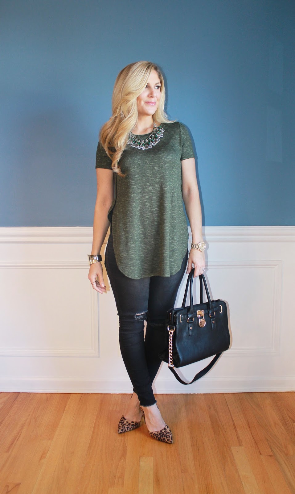 Outfitted411: Olive & Black