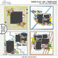 Template : Paper Play 29 by Akizo Designs Template : Paper Play 29 by Akizo Designs