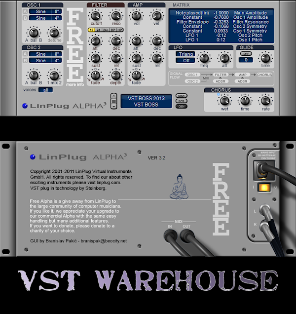 VST Warehouse Synthescience Autopan Modulator VST Plugin