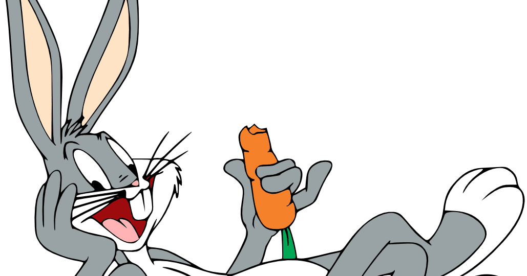 Gambar Mewarnai Bugs Bunny Untuk Anak PAUD dan TK