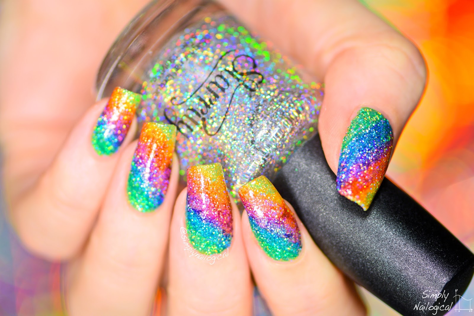 Rainbow Nail Art - wide 8