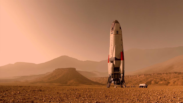 National Geographic 'Mars' - Daedalus spaceship