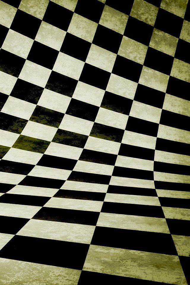   3D Black and White Chessboard   Galaxy Note HD Wallpaper