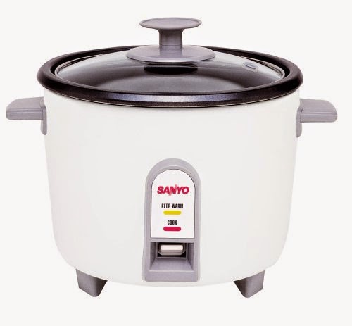 Sanyo EC-503 3-Cup (Uncooked) Rice Cooker and Vegetable Steamer